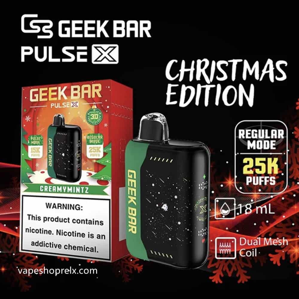 GEEK BAR PULSE X 25000口｜星空機身質感・拋棄式大容量更划算 - 電子煙潮流商城