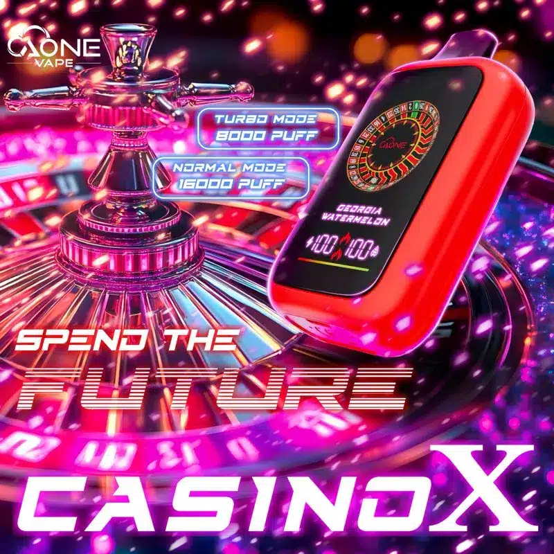 AONE VAPE – CasinoX 16000口｜賭場風格限量版一次性電子煙 - 電子煙潮流商城